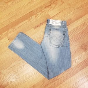 Just Cavalli Low Rise Bootcut Denim Pants Jeans